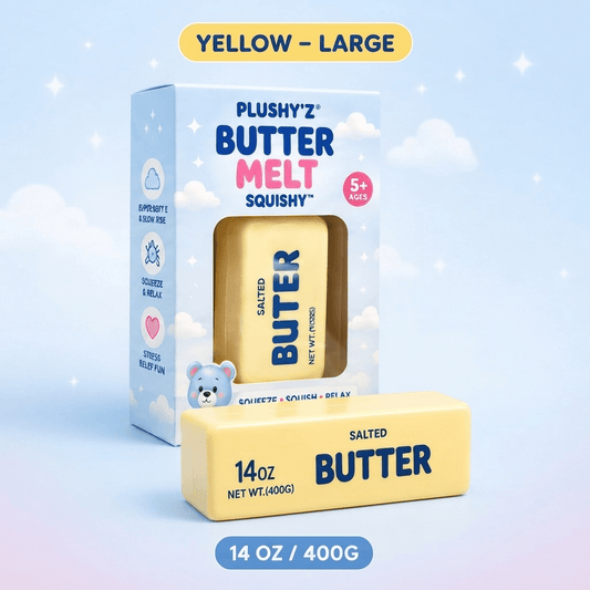 PLUSHY'Z® Butter Melt Squishy – Stress-Relief Toy
