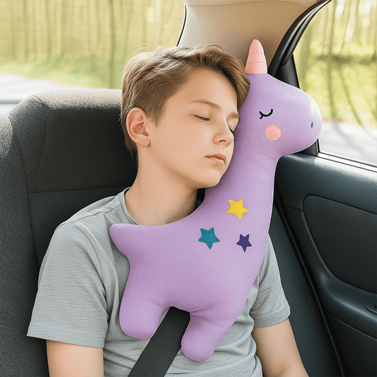 Lil’ Aitch™ Car Buddy – The Plush Seatbelt Pillow Companion