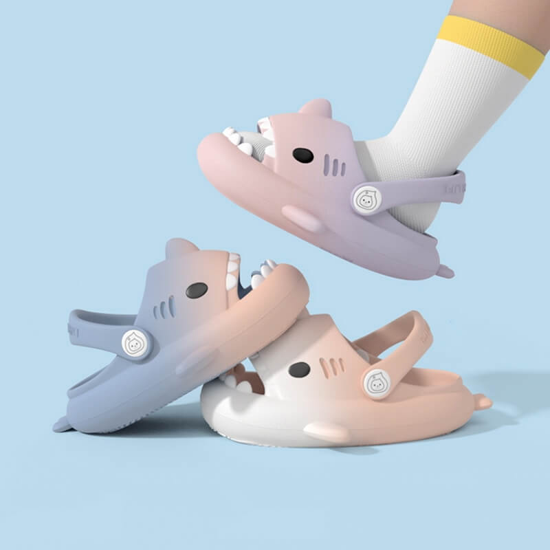 SHARKY'Z™️ BICOLOR - Shark Clogs for Kids