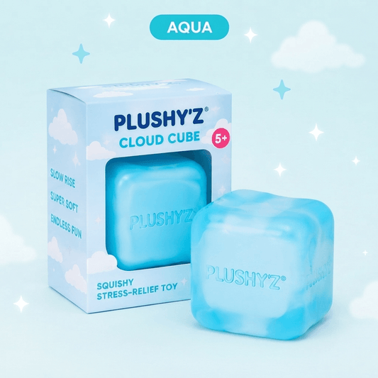 PLUSHY'Z® Cloud Cube – Squishy Stress-Relief Toy