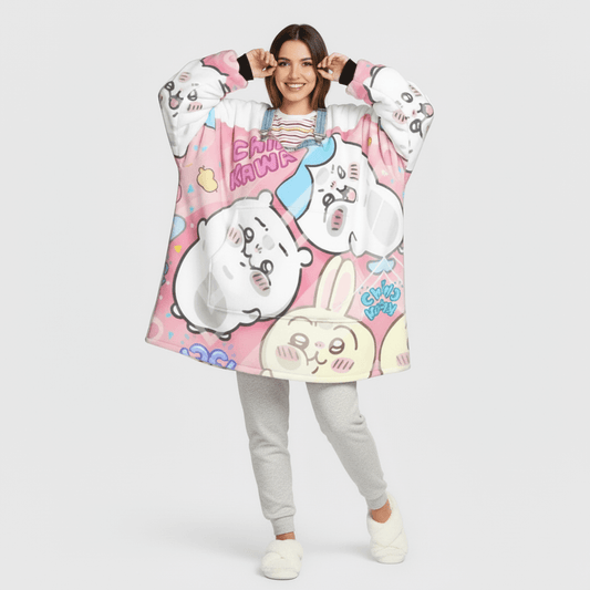 ChìíKawa Critters Blanket Hoodie™