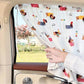 Cartoon-Style Car Sunshade Curtain