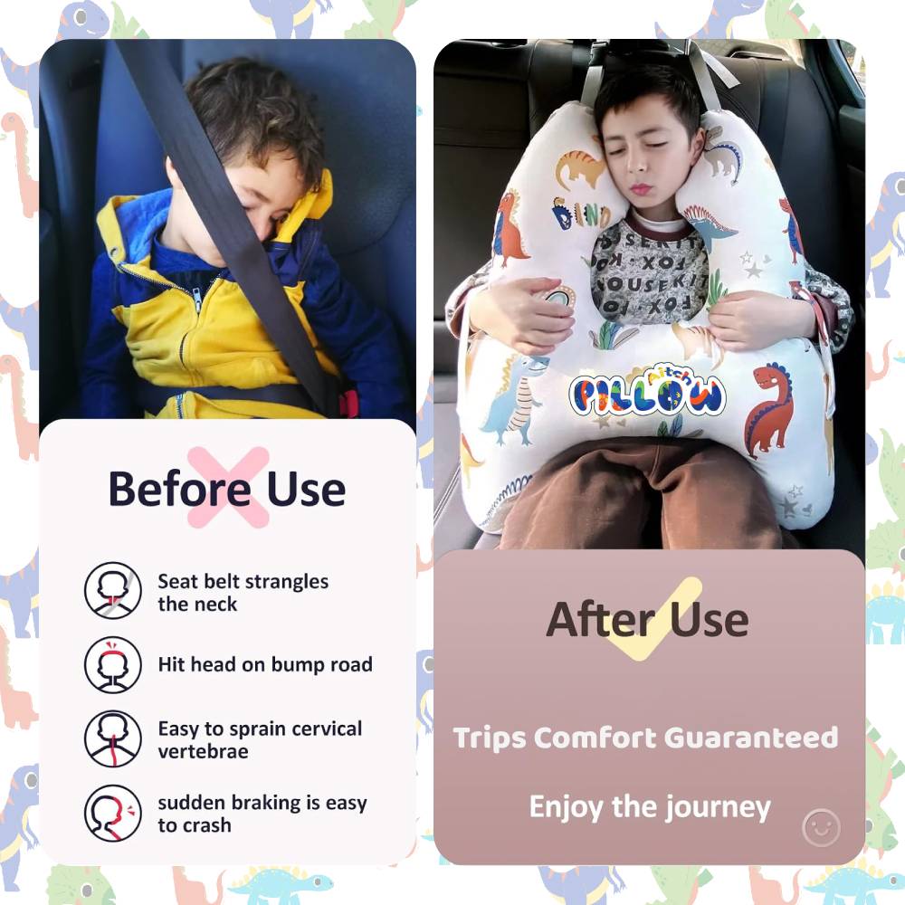 Aitch Pillow™️ - Car Support Pillow