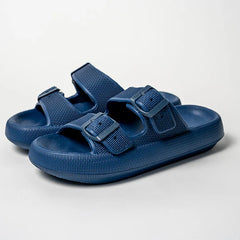 BounceBliss™️ Buckled Double-Strap Cloud Slides