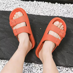 BounceBliss™️ Buckled Double-Strap Cloud Slides