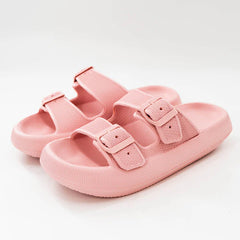 BounceBliss™️ Buckled Double-Strap Cloud Slides