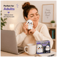 PLUSHY'Z® BooBoo Ghost Squishy – Stress-Relief Toy