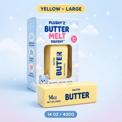 PLUSHY'Z® Butter Melt Squishy – Stress-Relief Toy