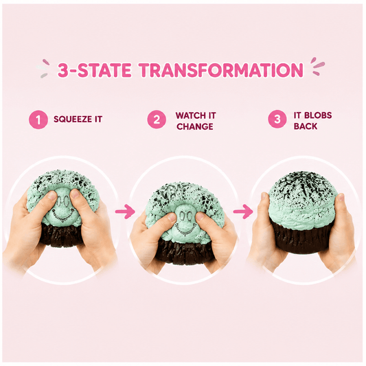 Minty Choco Cupcake™ Sensory Squishy Toy