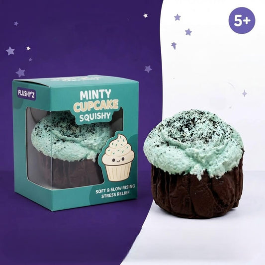 Minty Choco Cupcake™ Squishy Stress-Relief Toy