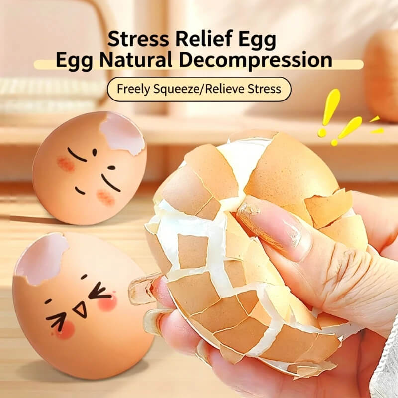 Cracksy Egg Squishy Sensory Toy