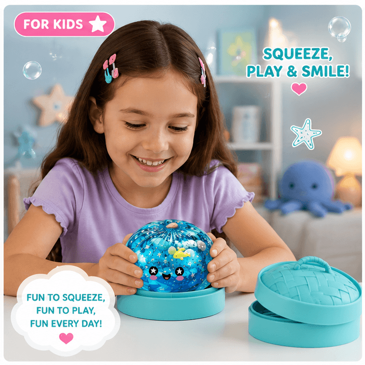 PLUSHY'Z® Crystal Dumpling Squishy – Stress-Relief Toy