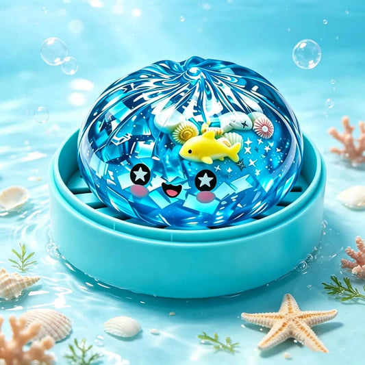 PLUSHY'Z® Crystal Dumpling Squishy – Stress-Relief Toy
