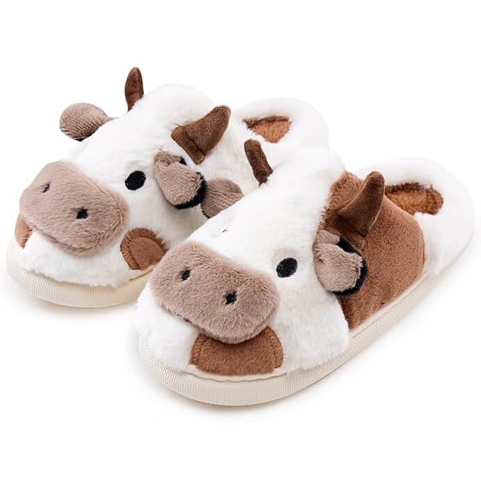 Cartoon Cow Slippers by PLUSHY'Z®️ - PLUSHY'Z®️