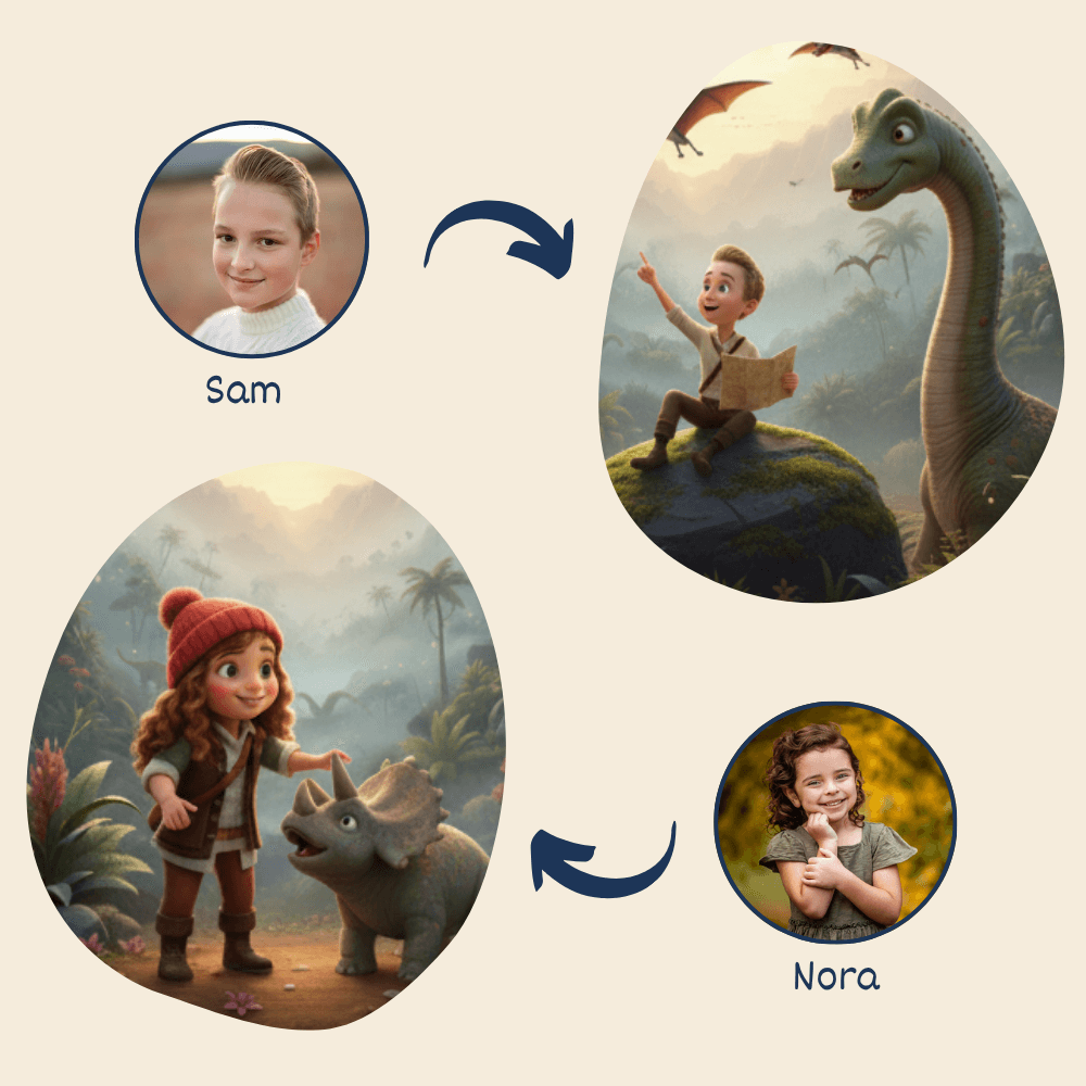 The Land of Dinosaurs — Personalized Storybook