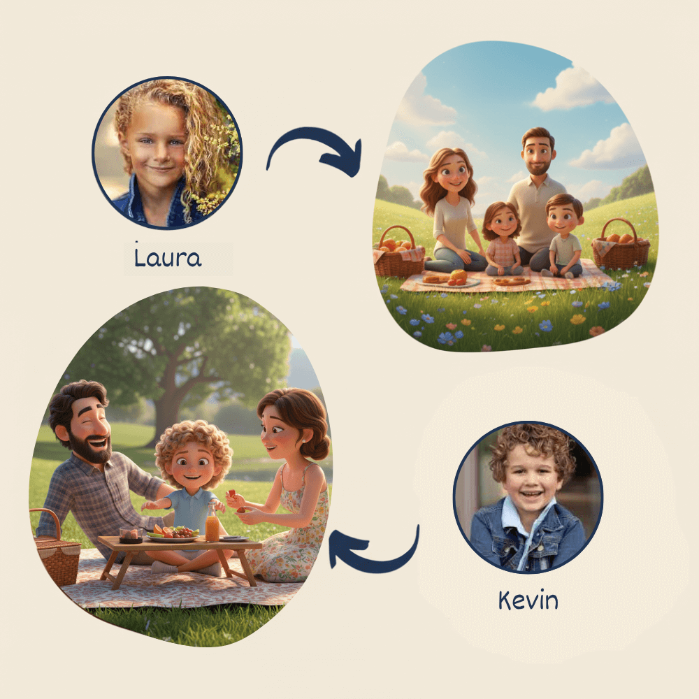 The Family’s Magical Day — Personalized Storybook