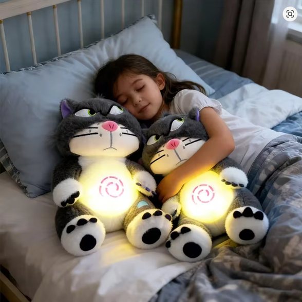 The Breathing Frown Cat Plushie