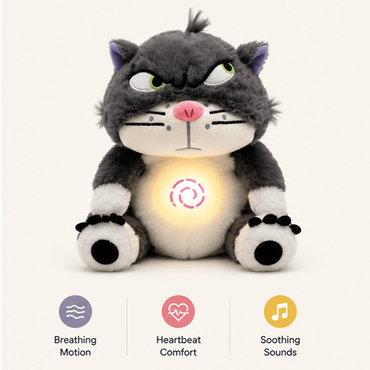 The Breathing Frown Cat Plushie