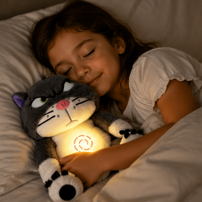The Breathing Frown Cat Plushie