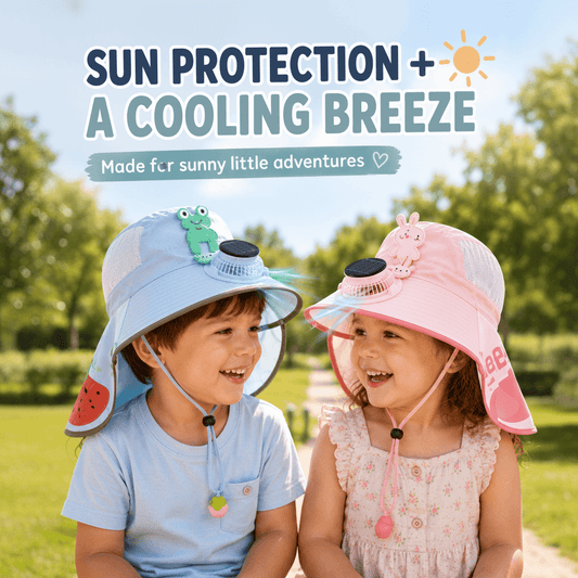 Airipop™ The Solar Cooling Hat That Keeps Kids Comfortable Outdoors