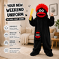 Big-Mouth Froggy™ Plush Onesie - Black