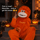 Big-Mouth Froggy™ Plush Onesie - Pumpkin Halloween