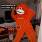 Big-Mouth Froggy™ Plush Onesie - Pumpkin Halloween
