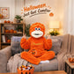 Big-Mouth Froggy™ Plush Onesie - Pumpkin Halloween