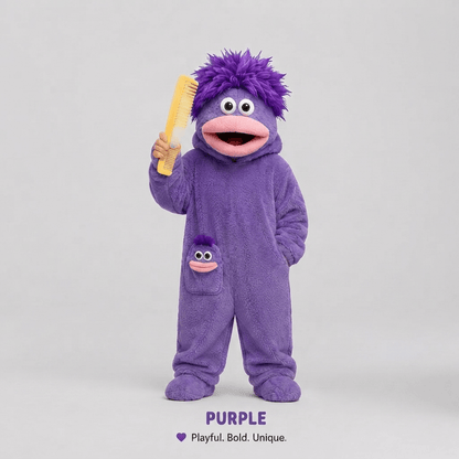 Big-Mouth Froggy™ Plush Onesie - Purple