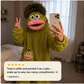 Big-Mouth Froggy™ Plush Onesie - Green