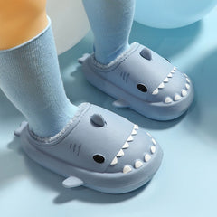 SHARKY'Z™️ - Kids Winter Shark Slippers
