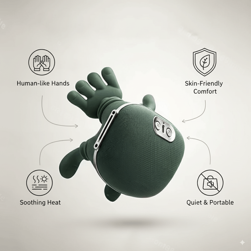 Handura™ – 4D Hand-Like Neck Massager