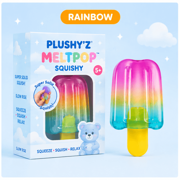 PLUSHY'Z® MeltPop Squishy – Stress-Relief Toy