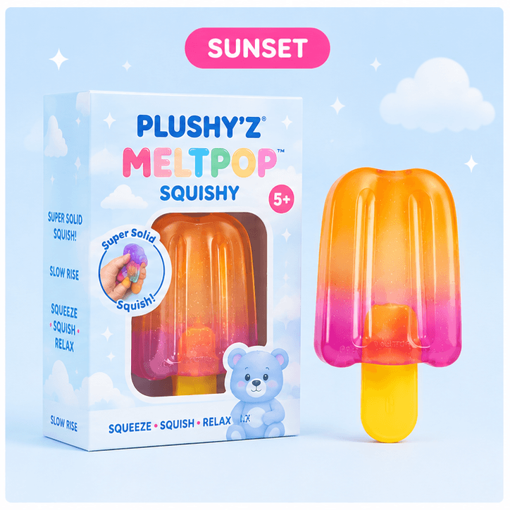 PLUSHY'Z® MeltPop Squishy – Stress-Relief Toy