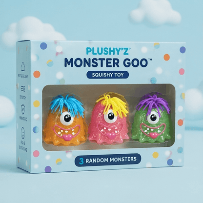 PLUSHY'Z® Monster Goo™ – Squishy Stress-Relief Toy