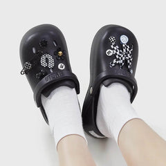 PolyGlo™ Women Clogs & Charms - Black Bundle