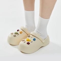 PolyGlo™ Women Clogs & Charms - Beige Bundle