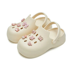 PolyGlo™ Women Clogs & Charms - Beige Bundle