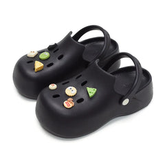 PolyGlo™ Damen Clogs & Charms - Schwarzes Bundle