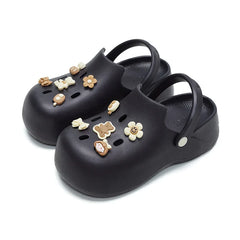 PolyGlo™ Women Clogs & Charms - Black Bundle