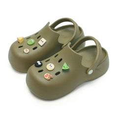 PolyGlo™ Damen Clogs & Charms - Grünes Bundle