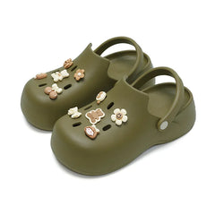 PolyGlo™ Damen Clogs & Charms - Grünes Bundle