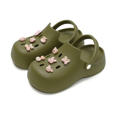 PolyGlo™ Women Clogs & Charms - Green Bundle