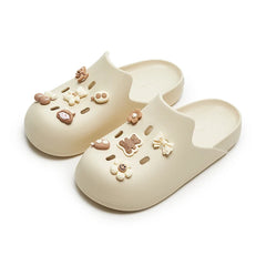 PolyGlo™ Unisex Slide & Charms - Beige Bundle