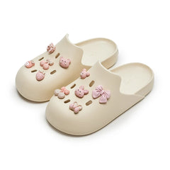 PolyGlo™ Unisex Slide &amp; Charms - Beige bundel