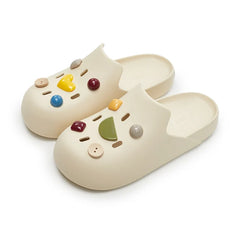 PolyGlo™ Unisex Slide &amp; Charms - Beige bundel