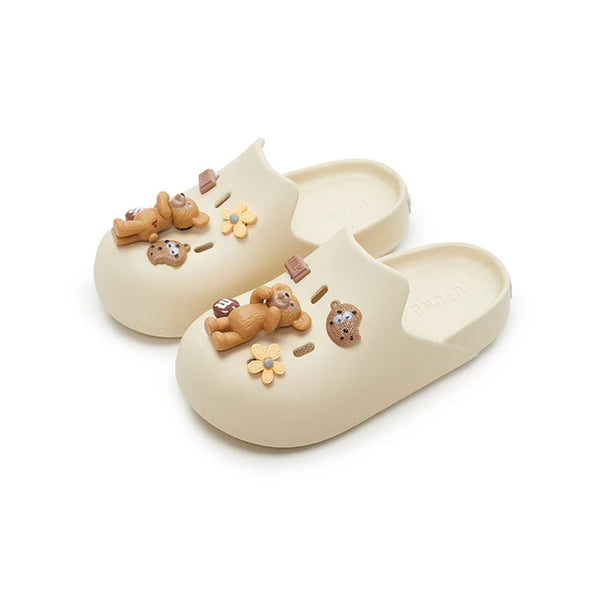 PolyGlo™ Unisex Slide & Charms - Beige bundel