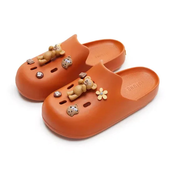 PolyGlo™ Unisex Slide & Charms - Orange Bundle