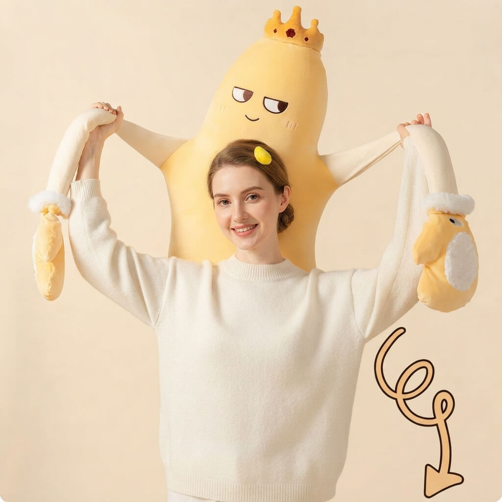 PatPals™ Mango Patting Plush Pillow