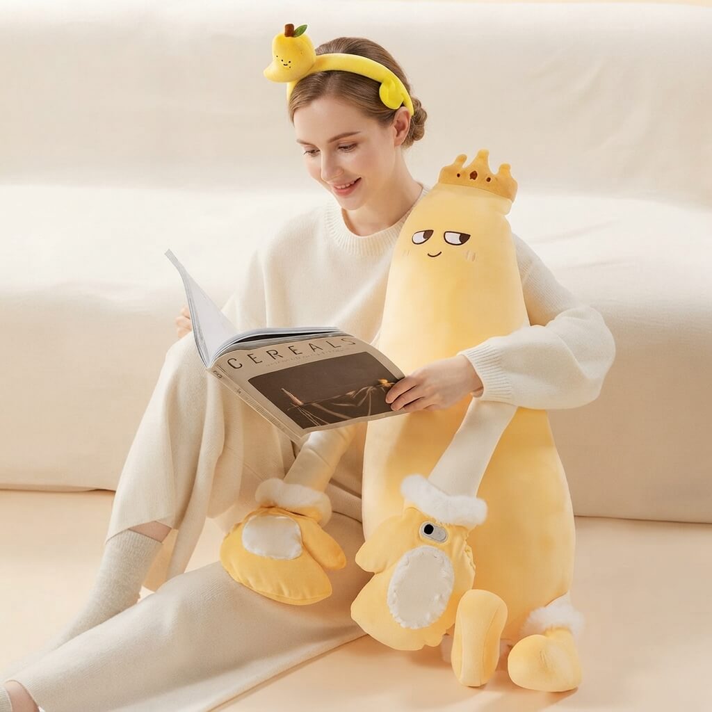 PatPals™ Mango Patting Plush Pillow